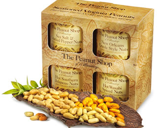Seasoned Virginia Peanuts 4-Pack Gift Box